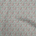 thumbnail image 1 of oneOone Polyester Spandex Light Blue Fabric Floral Sewing Material Print Fabric By The Yard 56 Inch Wide, 1 of 4