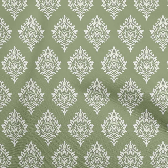 oneOone Polyester Spandex Light Green Fabric Block Sewing Material Print Fabric By The Yard 56 Inch Wide-O2