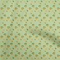thumbnail image 1 of oneOone Polyester Spandex Light Green Fabric Coffeeinated & Vaccinated Sewing Craft Projects Fabric Prints By Yard 56 Inch Wide, 1 of 4