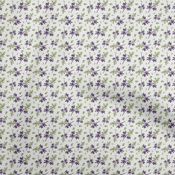 oneOone Polyester Spandex Light Green Fabric Kids Floral Quilting Supplies Print Sewing Fabric By The Yard 56 Inch Wide