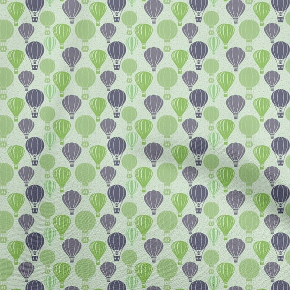oneOone Polyester Spandex Light Green Fabric Travel Dress Material Fabric Print Fabric By The Yard 56 Inch Wide