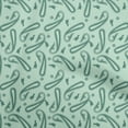 thumbnail image 1 of oneOone Polyester Spandex Light Mint Green Fabric Asian Contemporary Paisley Sewing Material Print Fabric By The Yard 56 Inch Wide, 1 of 4