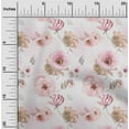 thumbnail image 1 of oneOone Polyester Spandex Light Pink Fabric Florals Diy Clothing Quilting Fabric Print Fabric By Yard 56 Inch WideJLR, 1 of 4
