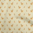 thumbnail image 1 of oneOone Polyester Spandex Light Yellow Fabric Animal Sewing Fabric By The Yard Printed Diy Clothing Sewing Supplies 56 Inch Wide, 1 of 5