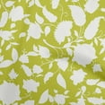 thumbnail image 1 of oneOone Polyester Spandex Lime Green Fabric Jacobean Floral Silhouette Quilting Supplies Print Sewing Fabric By The Yard 56 Inch Wide, 1 of 4