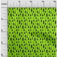 thumbnail image 1 of oneOone Polyester Spandex Lime Green Fabric Merry Christmas Sewing Material Print Fabric By The Yard 56 Inch Wide, 1 of 1