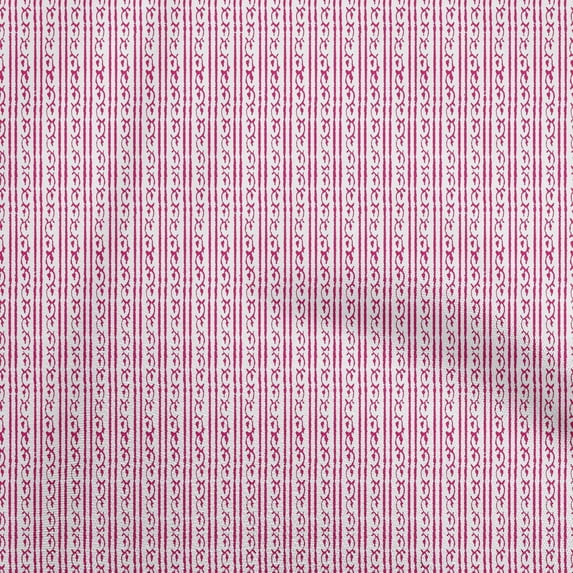 oneOone Polyester Spandex Magenta Fabric Block Fabric For Sewing Printed Craft Fabric By The Yard 56 Inch Wide-F2