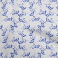 thumbnail image 1 of oneOone Polyester Spandex Medium Blue Fabric Floral Sewing Craft Projects Fabric Prints By Yard 56 Inch Wide, 1 of 5