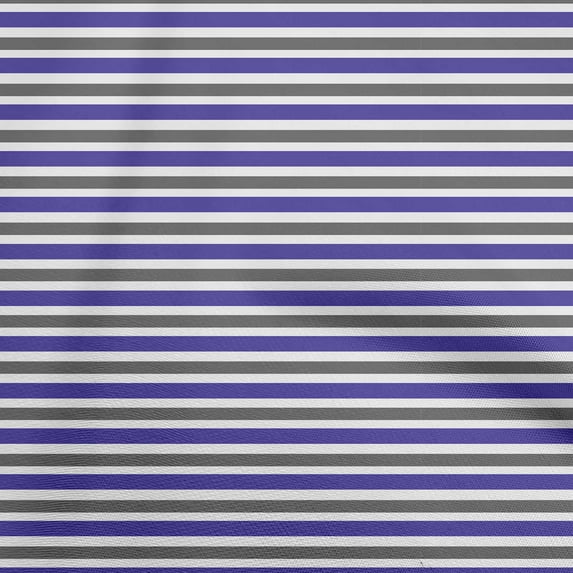 oneOone Polyester Spandex Medium Blue Fabric Stripes Dress Material Fabric Print Fabric By The Yard 56 Inch Wide