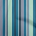 thumbnail image 1 of oneOone Polyester Spandex Medium Blue Fabric Stripes Quilting Supplies Print Sewing Fabric By The Yard 56 Inch Wide-R7, 1 of 1