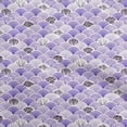 thumbnail image 1 of oneOone Polyester Spandex Medium Purple Fabric Sea Shells Ocean Sewing Material Print Fabric By The Yard 56 Inch Wide, 1 of 4