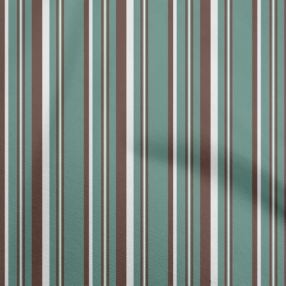 oneOone Polyester Spandex Mint Green Fabric Stripes Sewing Craft Projects Fabric Prints By Yard 56 Inch Wide-2A