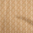 thumbnail image 1 of oneOone Polyester Spandex Mustard Yellow Fabric Asian Block Craft Projects Decor Fabric Printed By The Yard 56 Inch Wide, 1 of 4