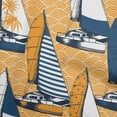 thumbnail image 1 of oneOone Polyester Spandex Mustard Yellow Fabric Nautical Sewing Fabric By The Yard Printed Diy Clothing Sewing Supplies 56 Inch Wide, 1 of 6