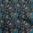 thumbnail image 1 of oneOone Polyester Spandex Navy Blue Fabric Block Craft Projects Decor Fabric Printed By The Yard 56 Inch Wide-T1, 1 of 6