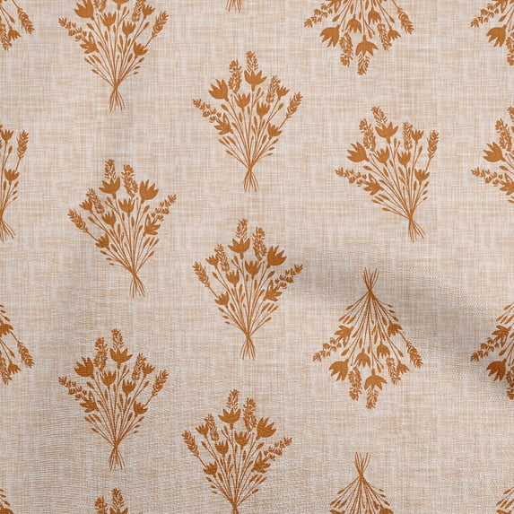 oneOone Polyester Spandex Orange Fabric Block Sewing Craft Projects Fabric Prints By Yard 56 Inch Wide