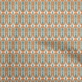 thumbnail image 1 of oneOone Polyester Spandex Orange Fabric Geometric Fabric For Sewing Printed Craft Fabric By The Yard 56 Inch Wide, 1 of 5