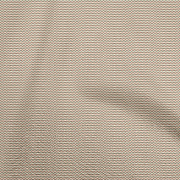 oneOone Polyester Spandex Pale Yellow Fabric Geometric Sewing Material Print Fabric By The Yard 56 Inch Wide