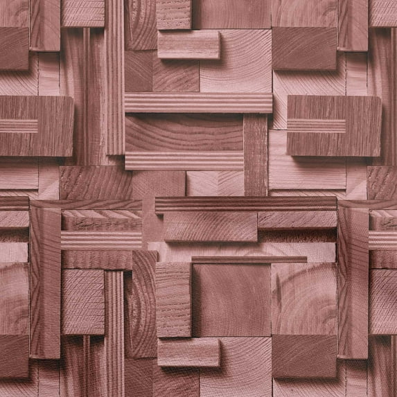 oneOone Polyester Spandex Pastel Red Fabric Texture Wooden Ply Board Texture Craft Projects Decor Fabric Printed By The Yard 56 Inch Wide