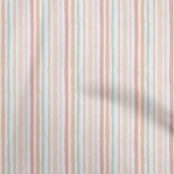 oneOone Polyester Spandex Peach Fabric Abstracts Craft Projects Decor Fabric Printed By The Yard 56 Inch Wide