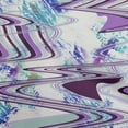 thumbnail image 1 of oneOone Polyester Spandex Purple Fabric Abstract-Abstract Wave Fabric For Sewing Printed Craft Fabric By The Yard 56 Inch Wide, 1 of 5
