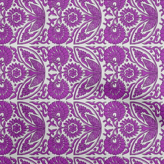 oneOone Polyester Spandex Purple Fabric Block Diy Clothing Quilting Fabric Print Fabric By Yard 56 Inch Wide