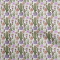 thumbnail image 1 of oneOone Polyester Spandex Purple Fabric Cactus Craft Projects Decor Fabric Printed By The Yard 56 Inch Wide, 1 of 5