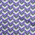 thumbnail image 1 of oneOone Polyester Spandex Purple Fabric Floral Craft Projects Decor Fabric Printed By The Yard 56 Inch Wide, 1 of 1