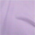 thumbnail image 1 of oneOone Polyester Spandex Purple Fabric Gingham Quilting Supplies Print Sewing Fabric By The Yard 56 Inch Wide, 1 of 4