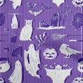 thumbnail image 1 of oneOone Polyester Spandex Purple Fabric Halloween Sewing Material Print Fabric By The Yard 56 Inch Wide, 1 of 1
