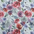 thumbnail image 1 of oneOone Polyester Spandex Red Fabric Florals Sewing Craft Projects Fabric Prints By Yard 56 Inch Wide-7H, 1 of 1