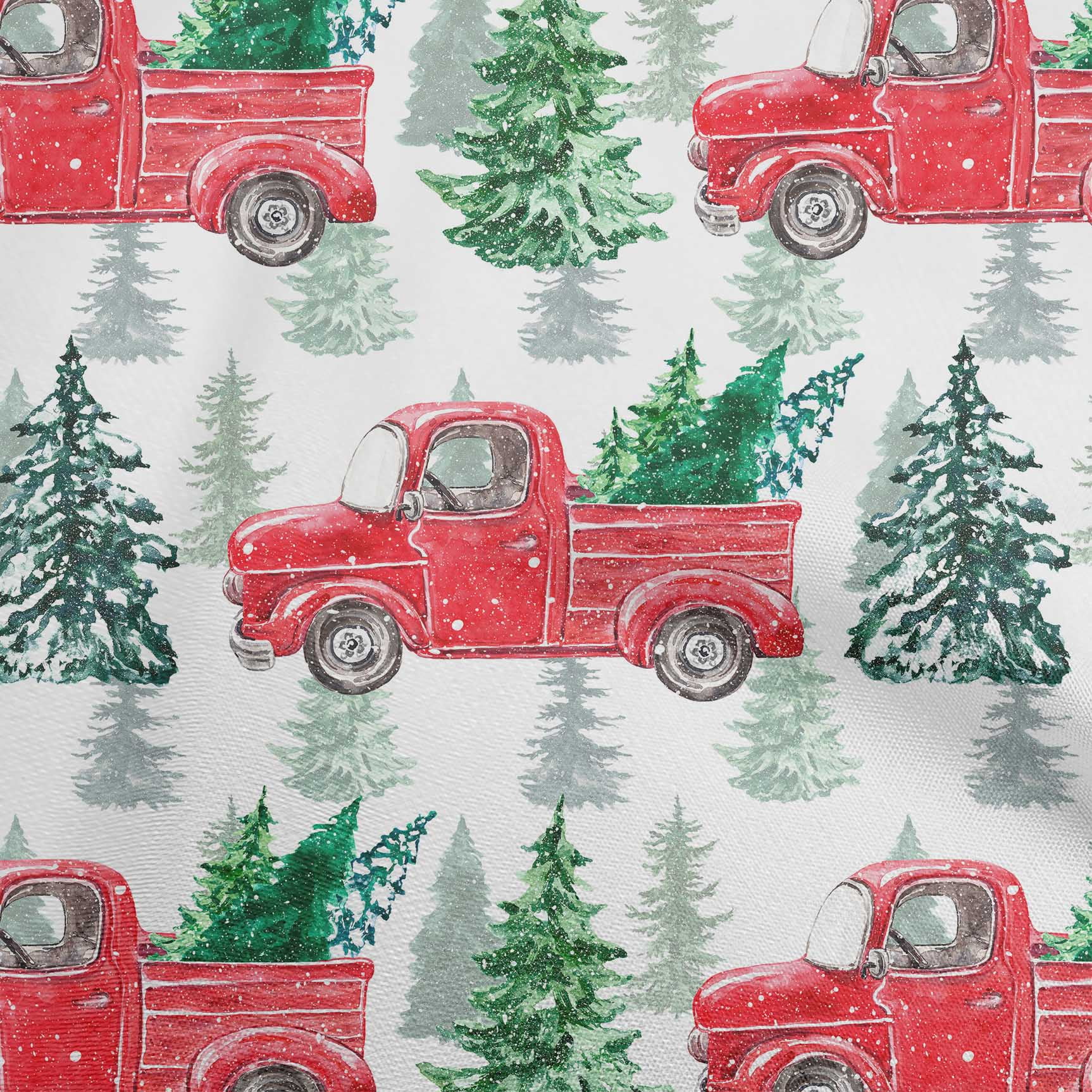 oneOone Polyester Spandex Red Fabric Merry Christmas Diy Clothing Quilting Fabric Print Fabric By Yard 56 Inch Wide