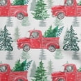 thumbnail image 1 of oneOone Polyester Spandex Red Fabric Merry Christmas Diy Clothing Quilting Fabric Print Fabric By Yard 56 Inch Wide, 1 of 1