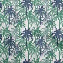 oneOone Polyester Spandex Sea Green Fabric Tropical Palm Tree Quilting Supplies Print Sewing Fabric By The Yard 56 Inch Wide