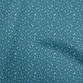 thumbnail image 1 of oneOone Polyester Spandex Teal Blue Fabric Floral Sewing Material Print Fabric By The Yard 56 Inch Wide, 1 of 4