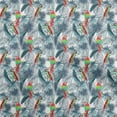 thumbnail image 1 of oneOone Polyester Spandex Teal Blue Fabric Tropical Leaf Dress Material Fabric Print Fabric By The Yard 56 Inch Wide, 1 of 5