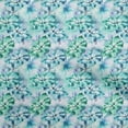 thumbnail image 1 of oneOone Polyester Spandex Teal Green Fabric Floral Diy Clothing Quilting Fabric Print Fabric By Yard 56 Inch Wide-5Q, 1 of 6