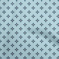 thumbnail image 1 of oneOone Polyester Spandex Turquoise Blue Fabric Florals Craft Projects Decor Fabric Printed By The Yard 56 Inch Wide, 1 of 5