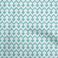 thumbnail image 1 of oneOone Polyester Spandex Turquoise Blue Fabric Ikat Sewing Fabric By The Yard Printed Diy Clothing Sewing Supplies 56 Inch Wide, 1 of 5