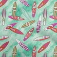 thumbnail image 1 of oneOone Polyester Spandex Turquoise Green Fabric Beach Quilting Supplies Print Sewing Fabric By The Yard 56 Inch Wide, 1 of 4