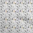 thumbnail image 1 of oneOone Polyester Spandex White Fabric Asian Japanese Koi Fish Craft Projects Decor Fabric Printed By The Yard 56 Inch Wide, 1 of 4