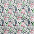 thumbnail image 1 of oneOone Polyester Spandex White Fabric Florals Sewing Craft Projects Fabric Prints By Yard 56 Inch Wide-AW, 1 of 1