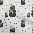 thumbnail image 1 of oneOone Polyester Spandex White Fabric Merry Christmas Quilting Supplies Print Sewing Fabric By The Yard 56 Inch Wide, 1 of 5