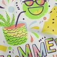 thumbnail image 1 of oneOone Polyester Spandex White Fabric Tropical Summer Quilting Supplies Print Sewing Fabric By The Yard 56 Inch Wide, 1 of 6