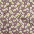 thumbnail image 1 of oneOone Polyester Spandex Wine Fabric Floral Sunflower With Honey Bee Craft Projects Decor Fabric Printed By The Yard 56 Inch Wide, 1 of 4