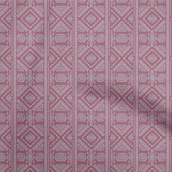 oneOone Polyester Spandex Wine Fabric Geometric Fabric For Sewing Printed Craft Fabric By The Yard 56 Inch Wide