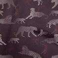 thumbnail image 1 of oneOone Polyester Spandex Wine Purple Fabric Animal Diy Clothing Quilting Fabric Print Fabric By Yard 56 Inch Wide, 1 of 4