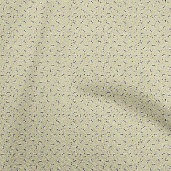 oneOone Rayon Beige Fabric Kids Bees Sewing Craft Projects Fabric Prints By Yard 56 Inch Wide