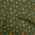 thumbnail image 1 of oneOone Rayon Dark Green Fabric Floral & Craft Projects Decor Fabric Printed By The Yard 56 Inch Wide, 1 of 4