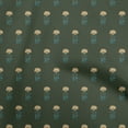 thumbnail image 1 of oneOone Rayon Dark Green Fabric Florals Sewing Material Print Fabric By The Yard 56 Inch Wide, 1 of 4